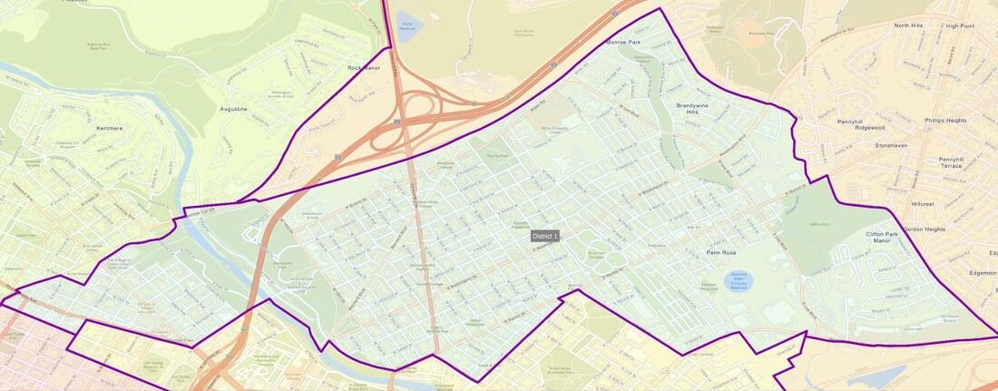 Map of District 1