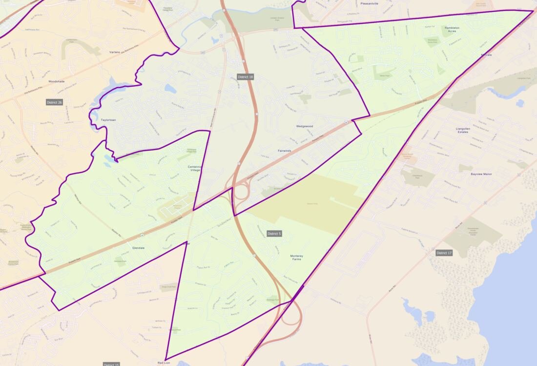 Map of District 5