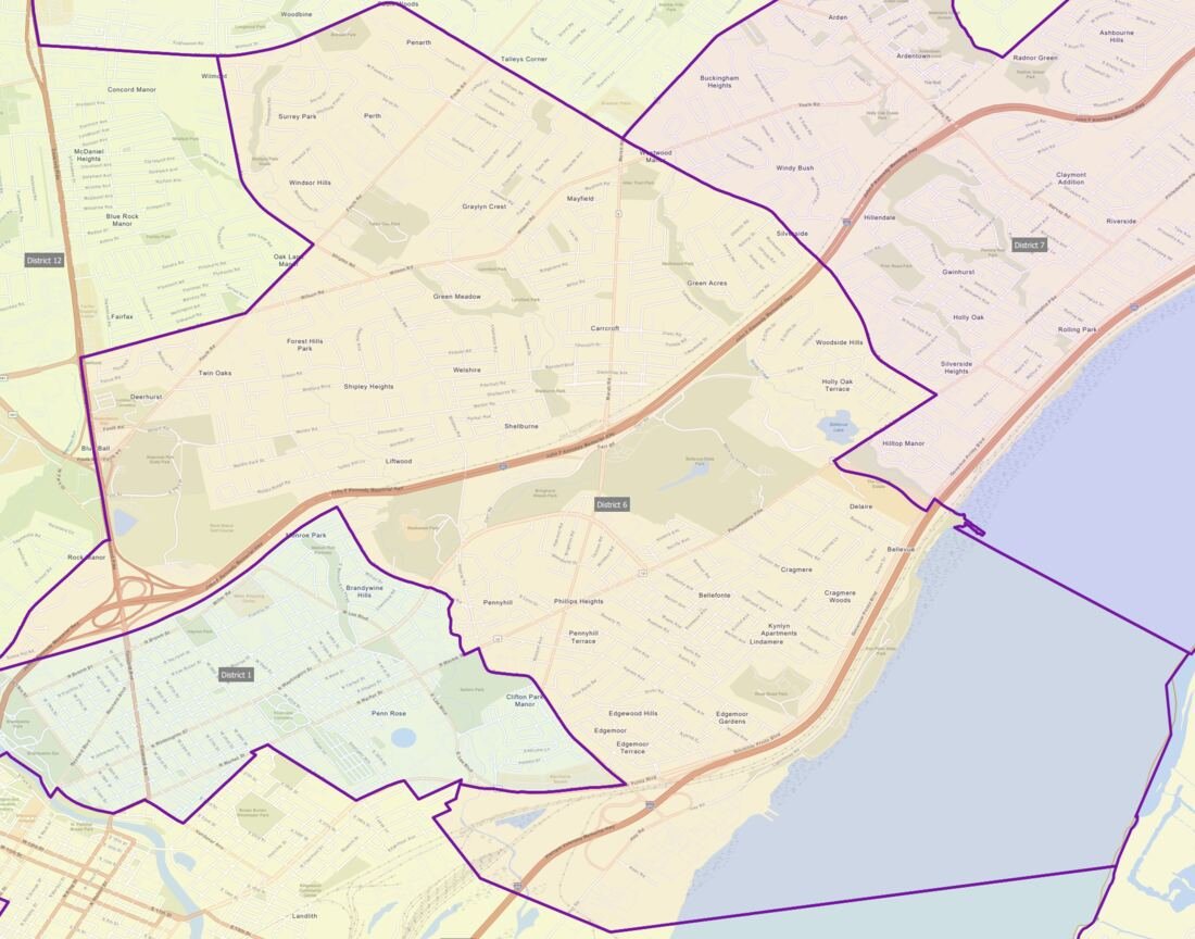 Map of District 6