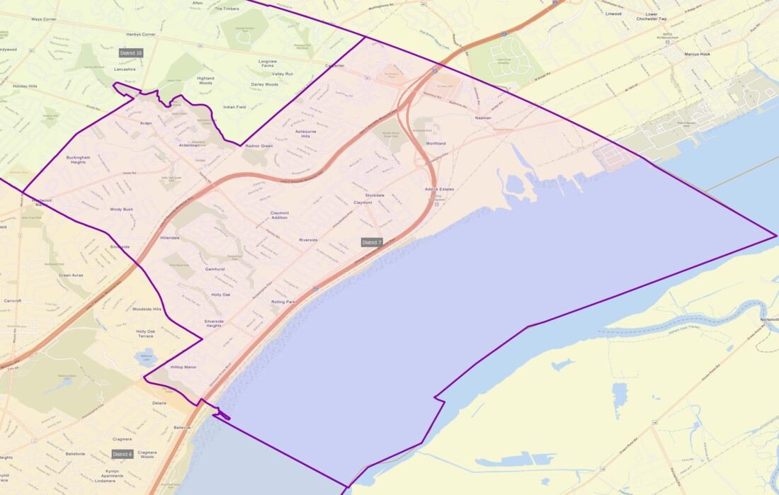 Map of District 7