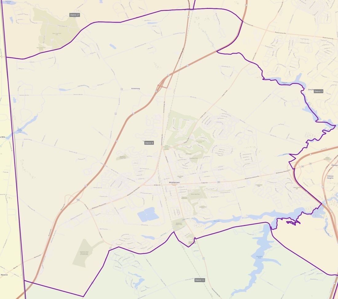 Map of District 8