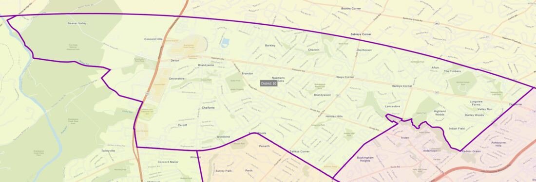 Map of District 10