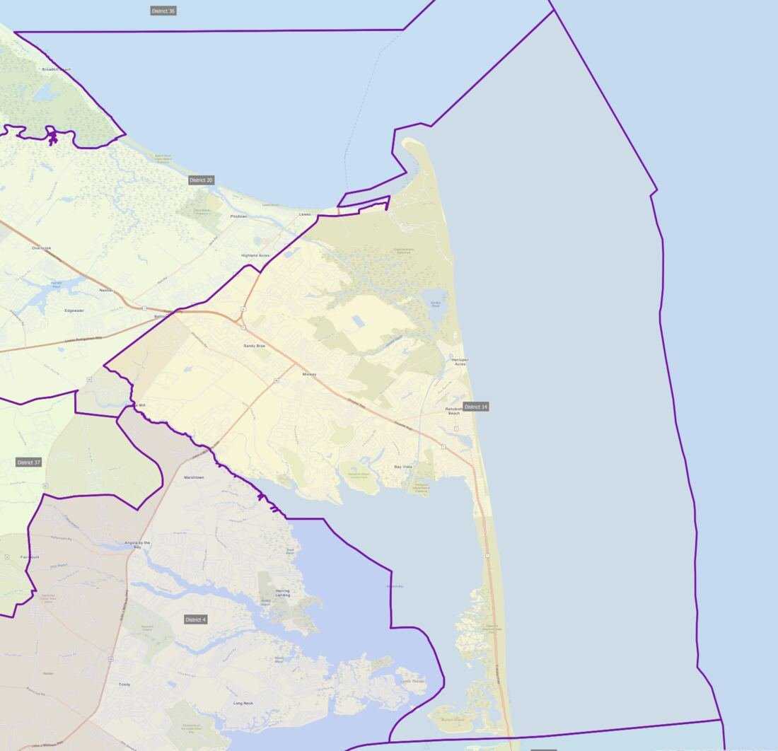 Map of District 14