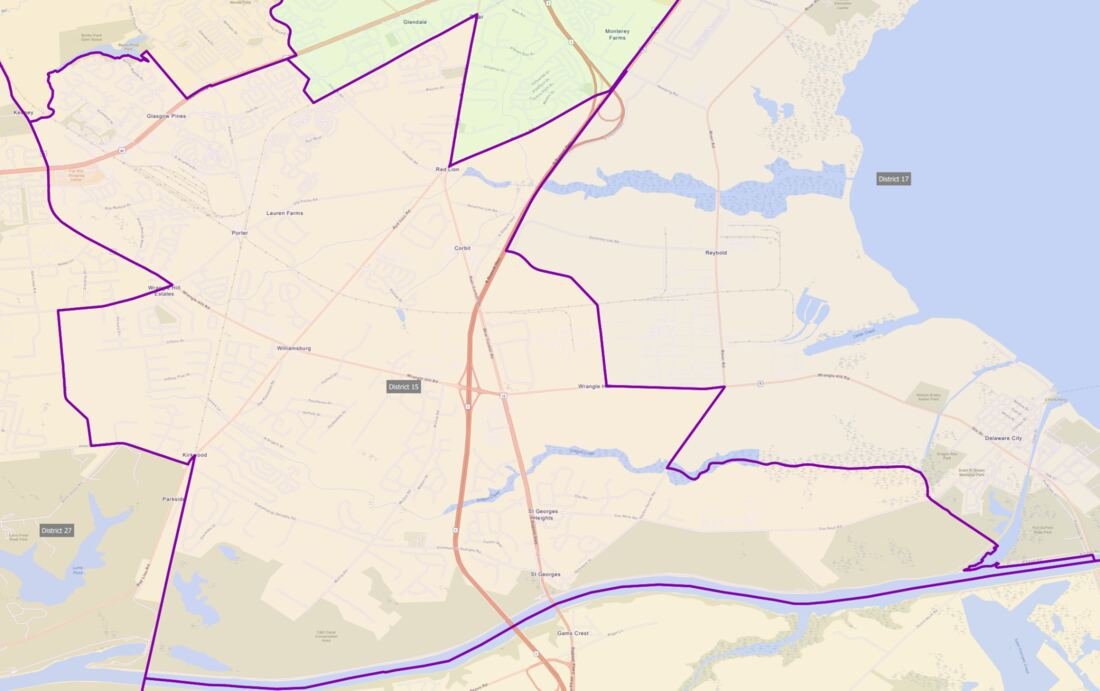 Map of District 15