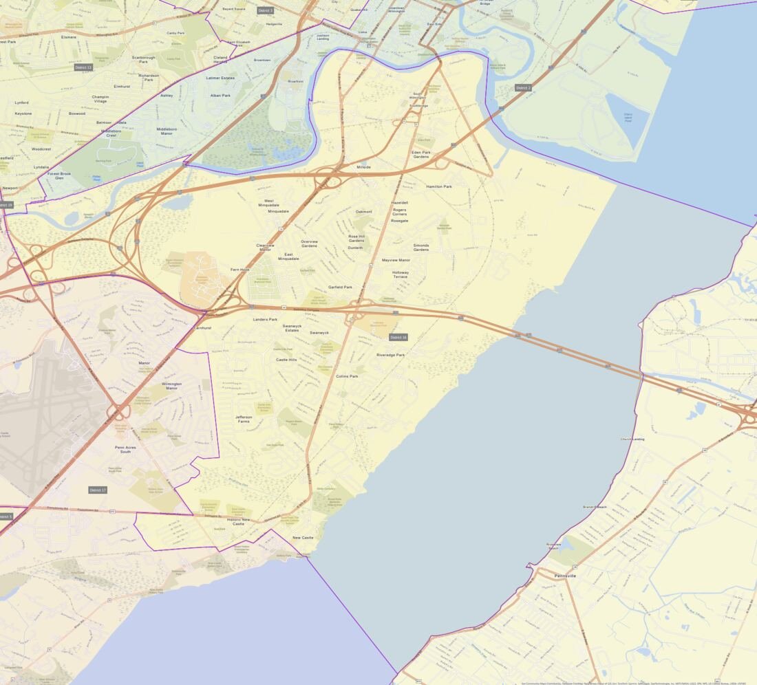 Map of District 16