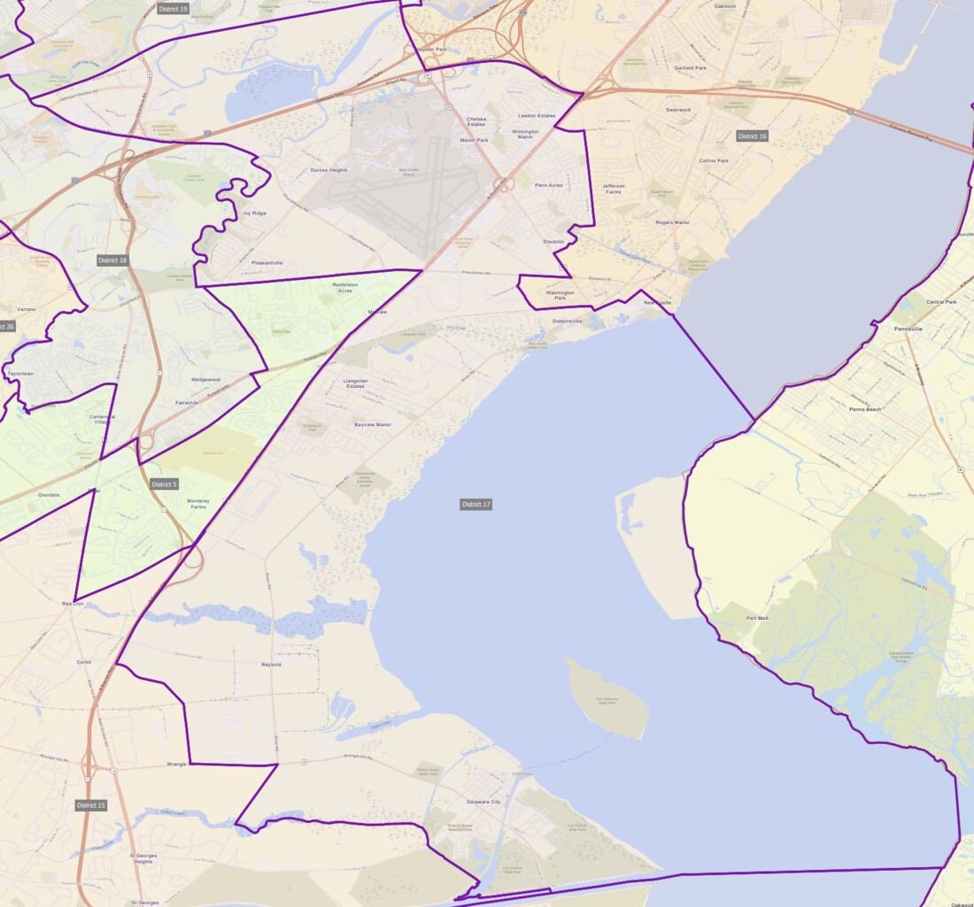Map of District 17