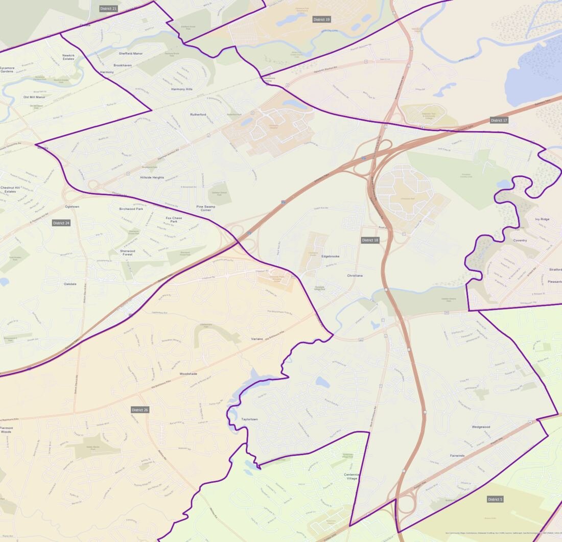 Map of District 18