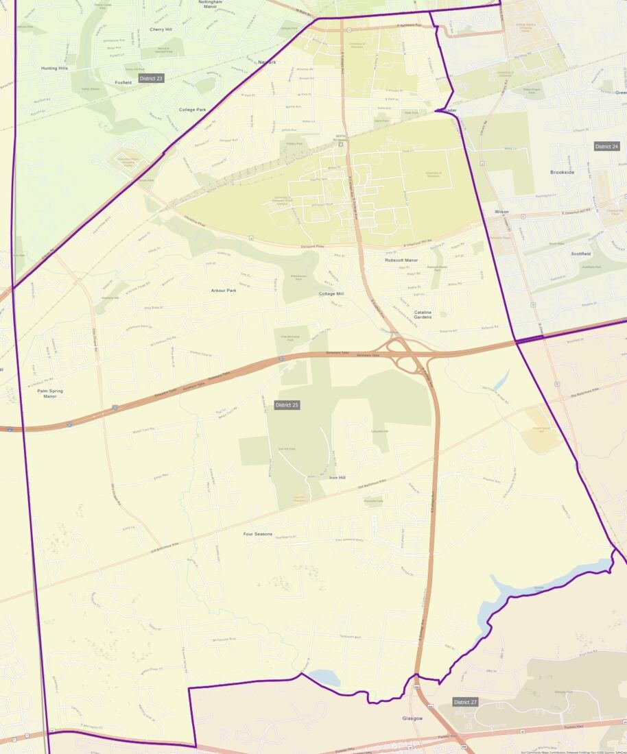 Map of District 25