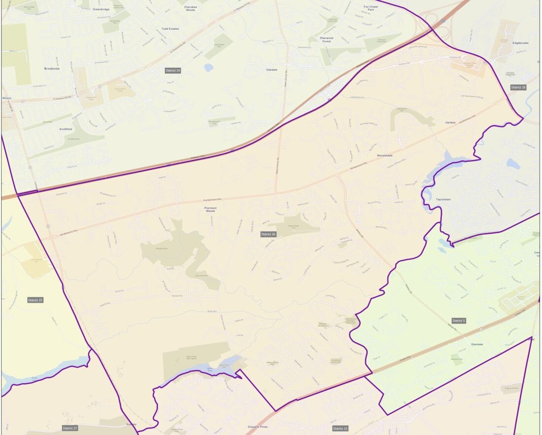 Map of District 26