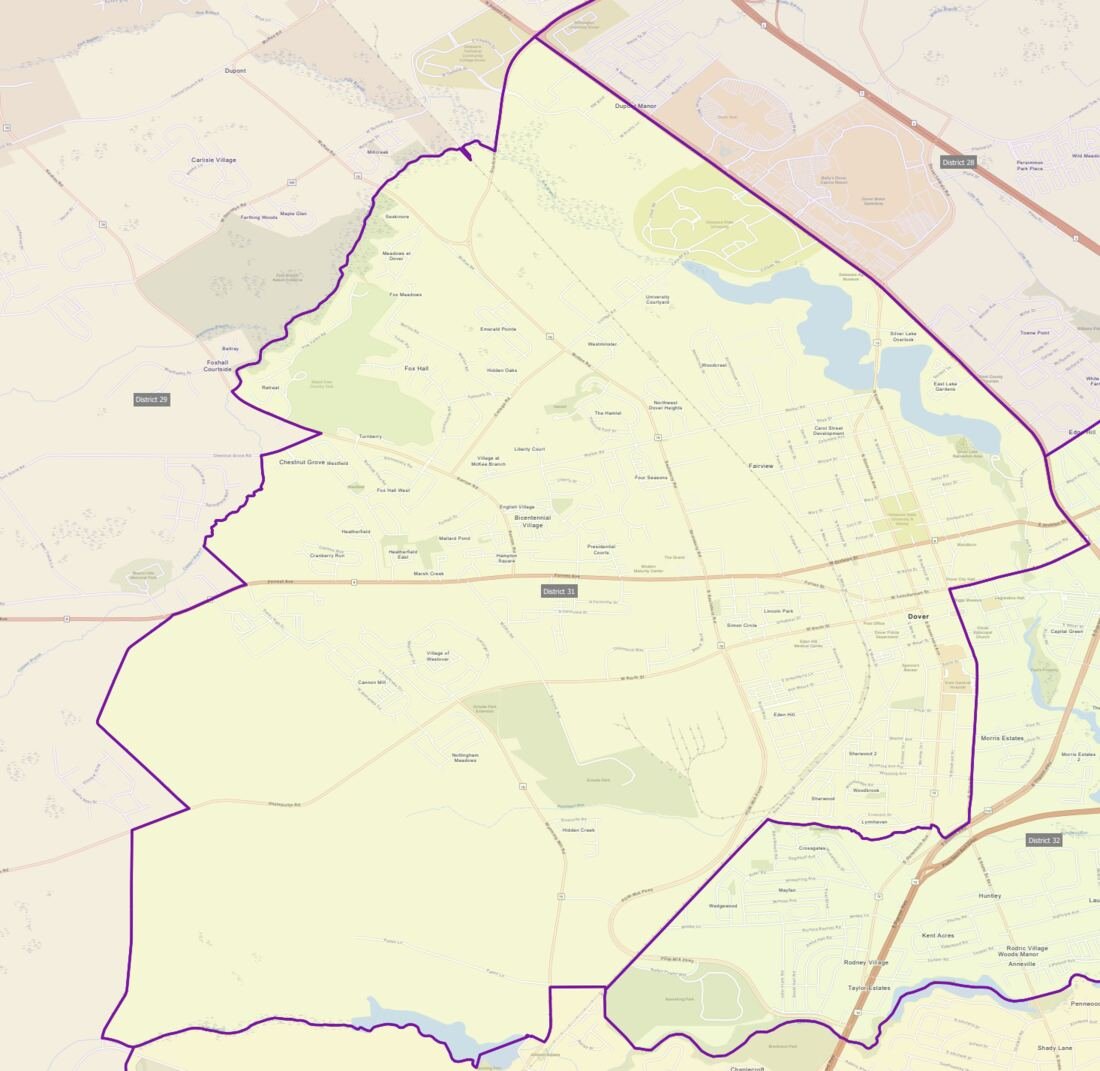 Map of District 31