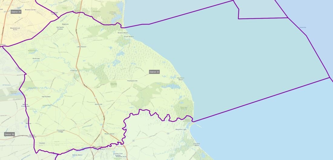 Map of District 33