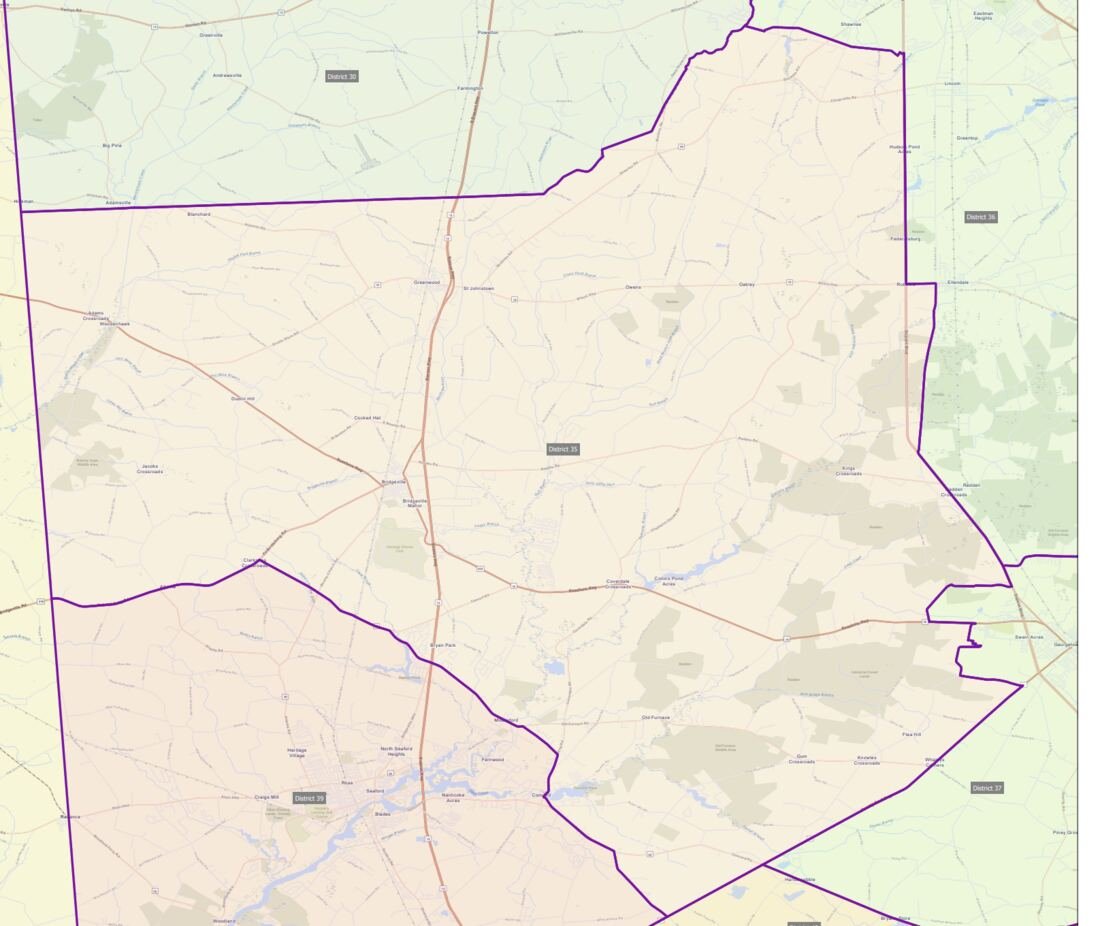 Map of District 35
