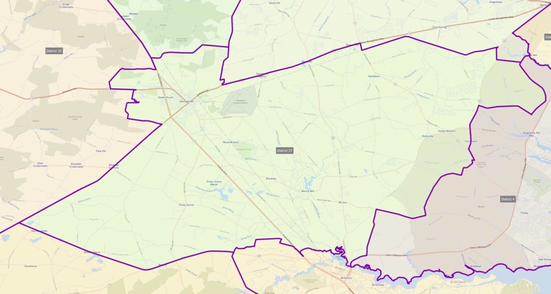 Map of District 37